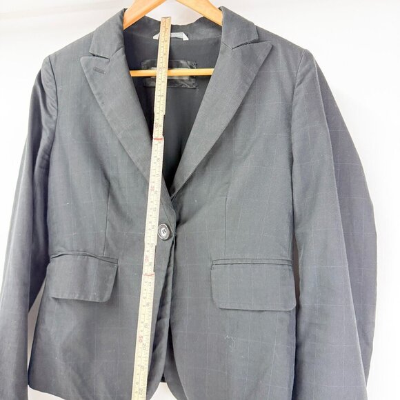 SPORTMAX COTTON BLACK BLAZER WITH BUTTONS - Picture 8 of 10